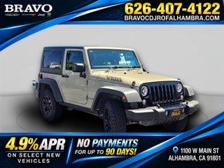 2017 Jeep Wrangler 2-Door Willys Wheeler 4X4 SUV