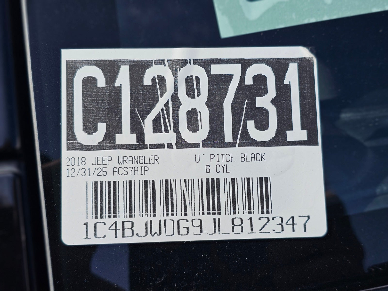 2018 Jeep Wrangler JK Unlimited Sport