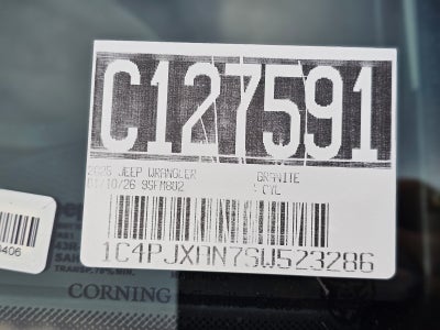 2025 Jeep Wrangler Sport S