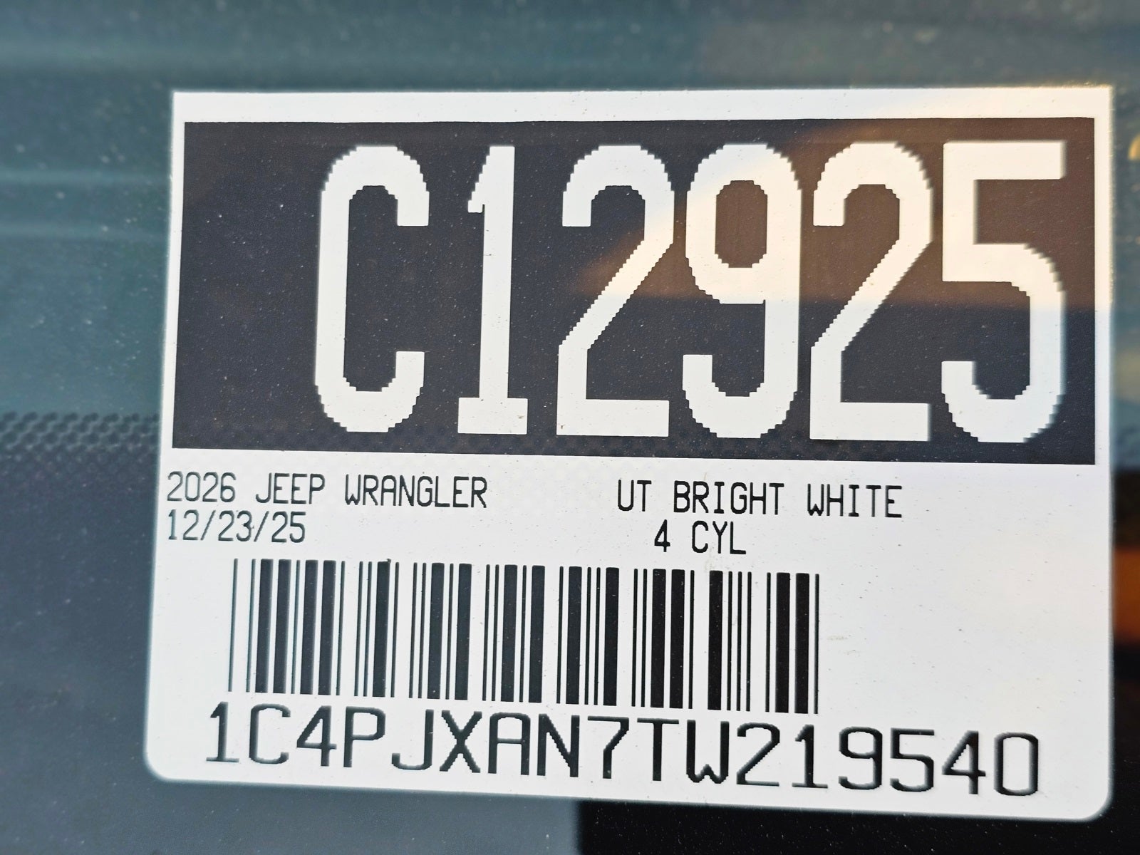 2026 Jeep Wrangler Sport