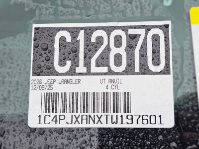 2026 Jeep Wrangler Sport