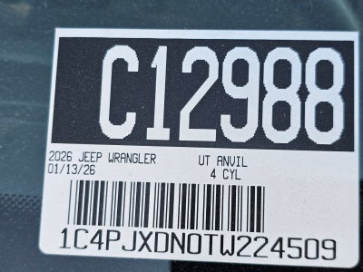 2026 Jeep Wrangler Willys