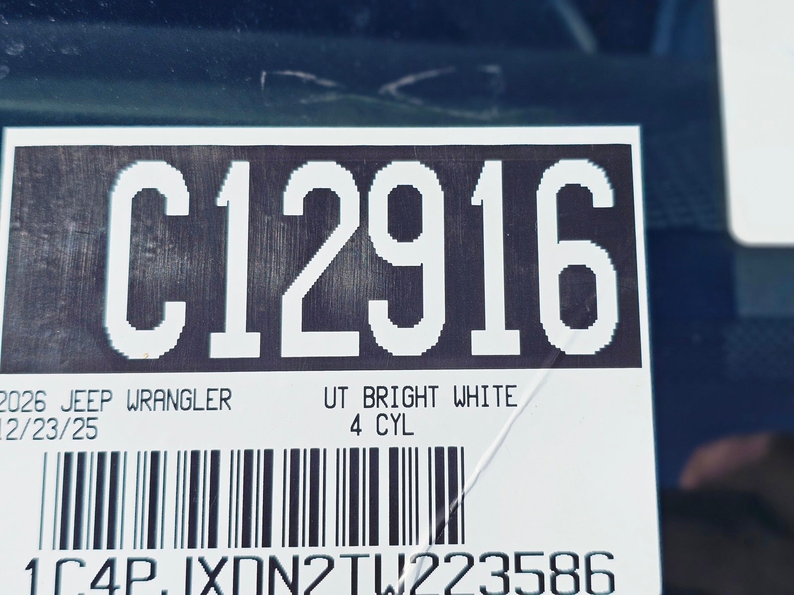 2026 Jeep Wrangler Sport