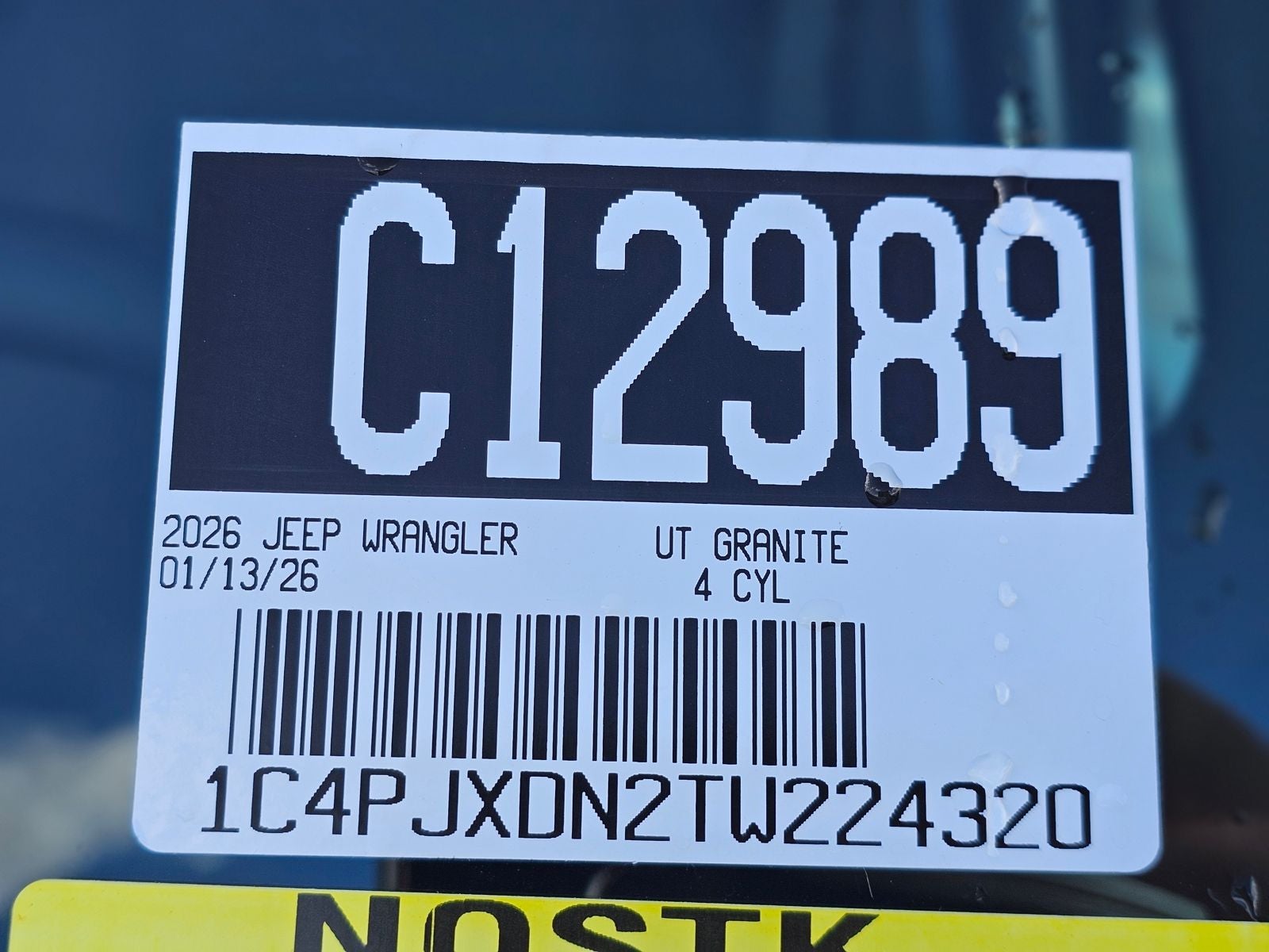 2026 Jeep Wrangler Sport S