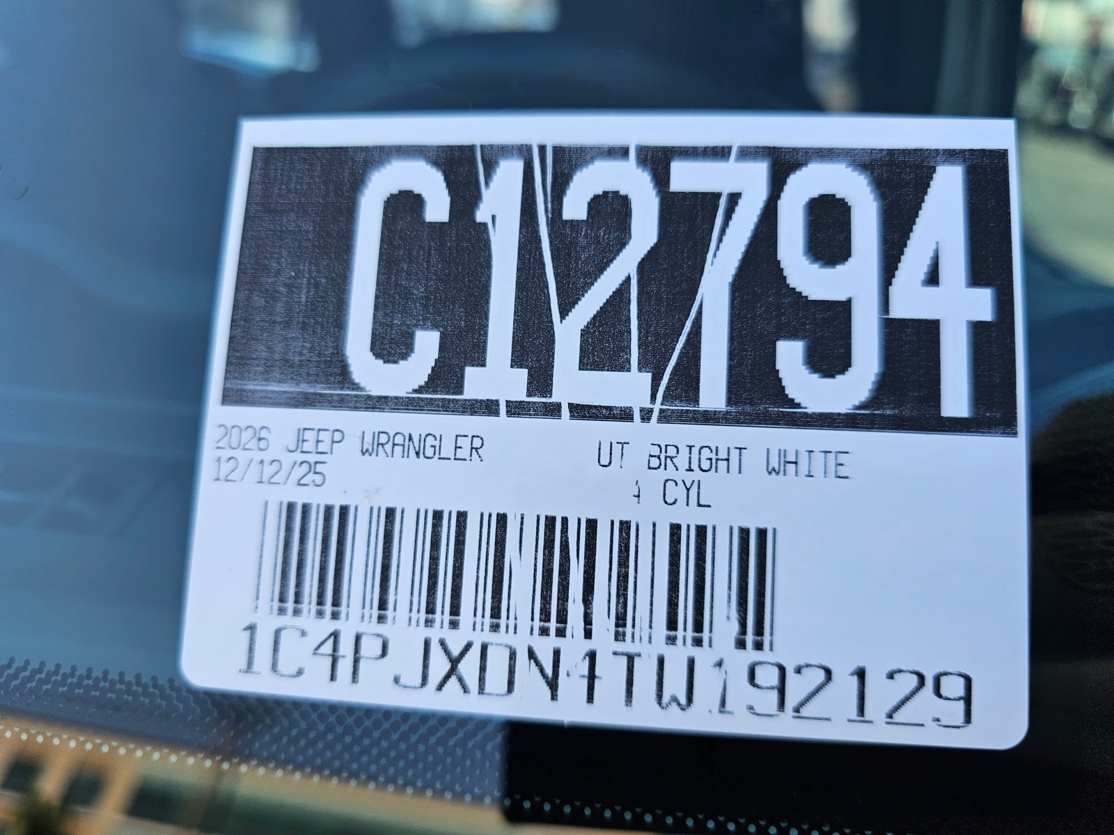 2026 Jeep Wrangler Sport