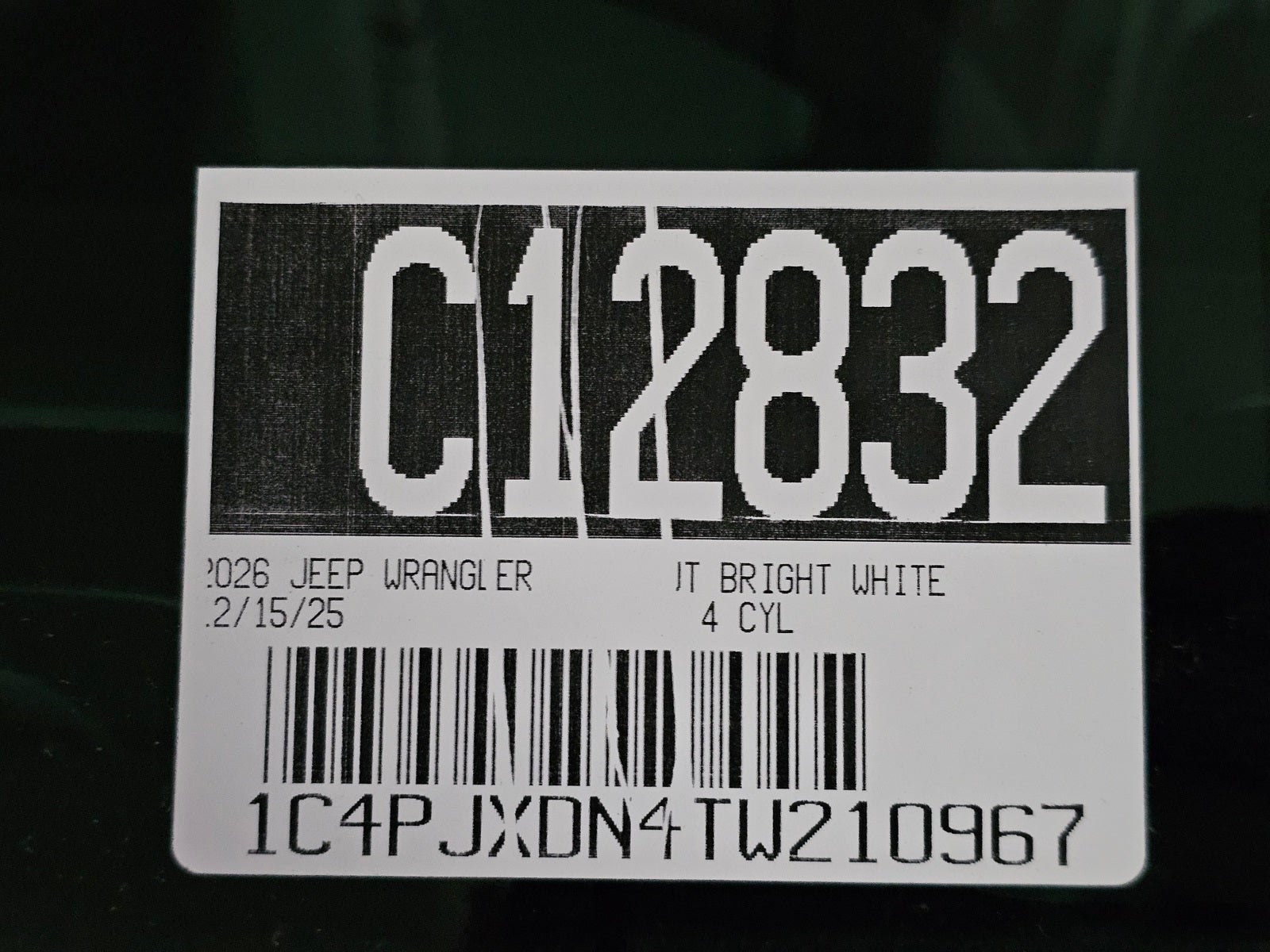 2026 Jeep Wrangler Sport S