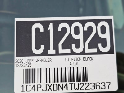 2026 Jeep Wrangler Sport