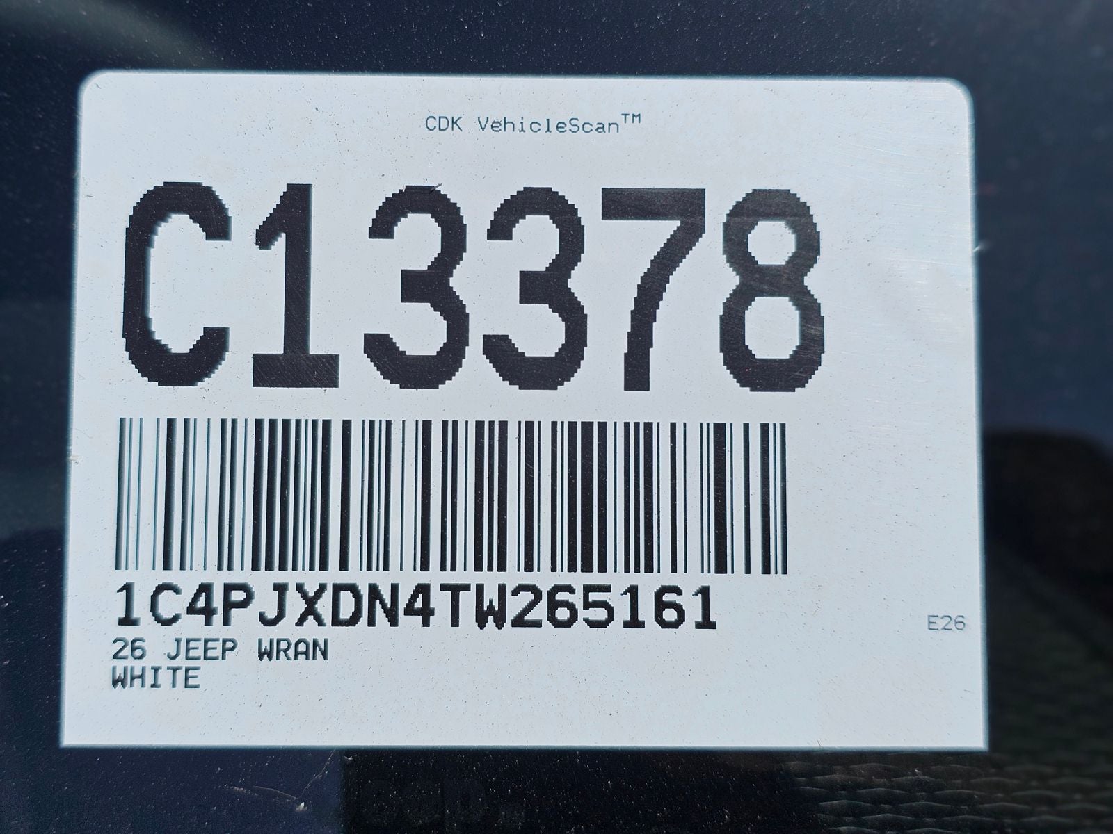 2026 Jeep Wrangler Sport S