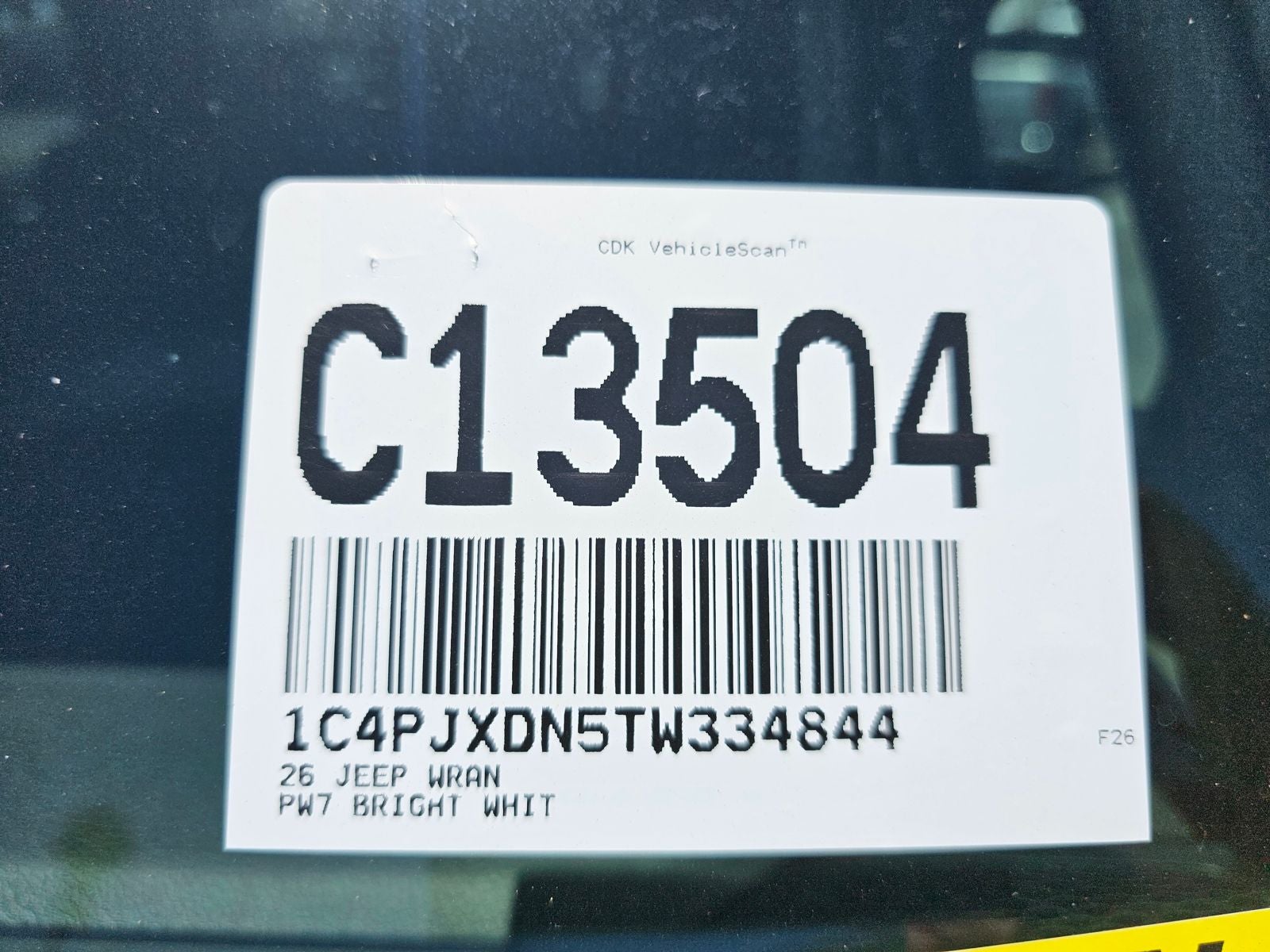 2026 Jeep Wrangler Sport S