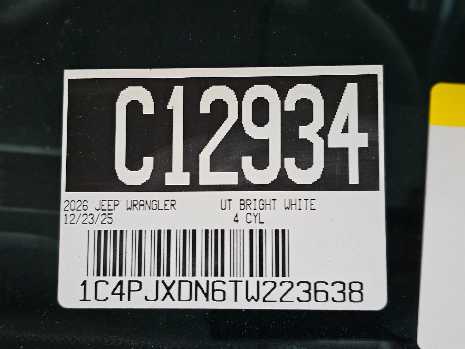 2026 Jeep Wrangler Sport