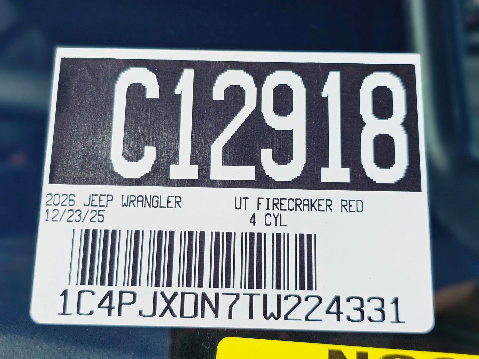 2026 Jeep Wrangler Sport S