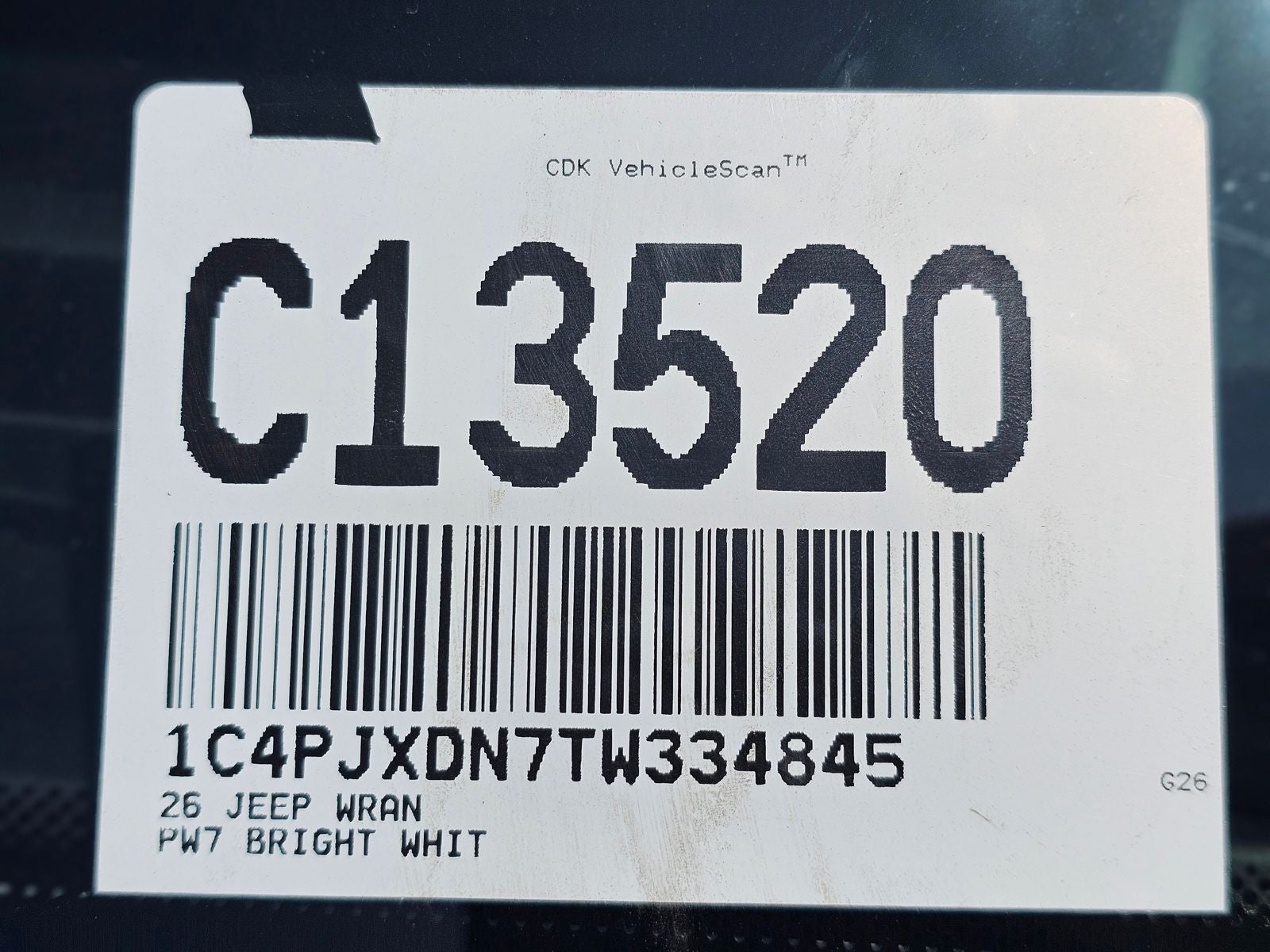 2026 Jeep Wrangler Sport S