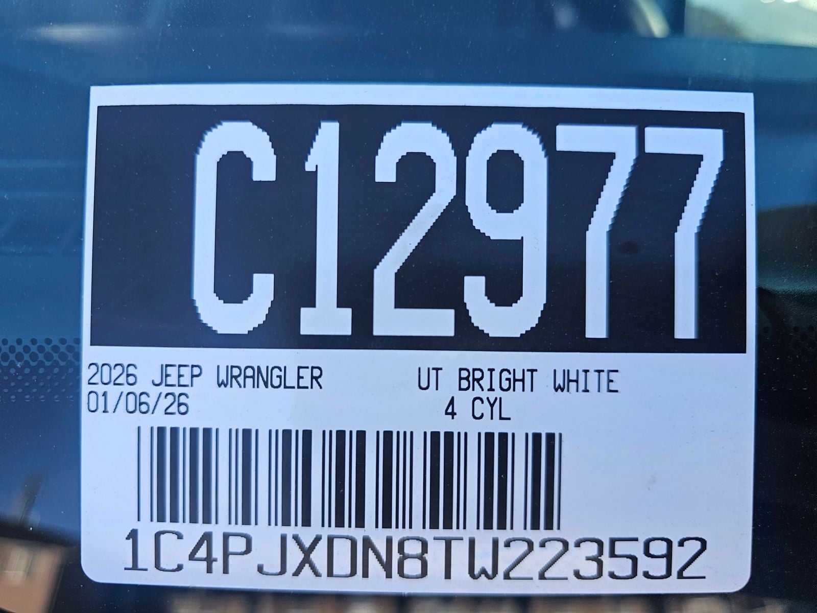 2026 Jeep Wrangler Sport