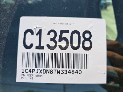 2026 Jeep Wrangler Sport S