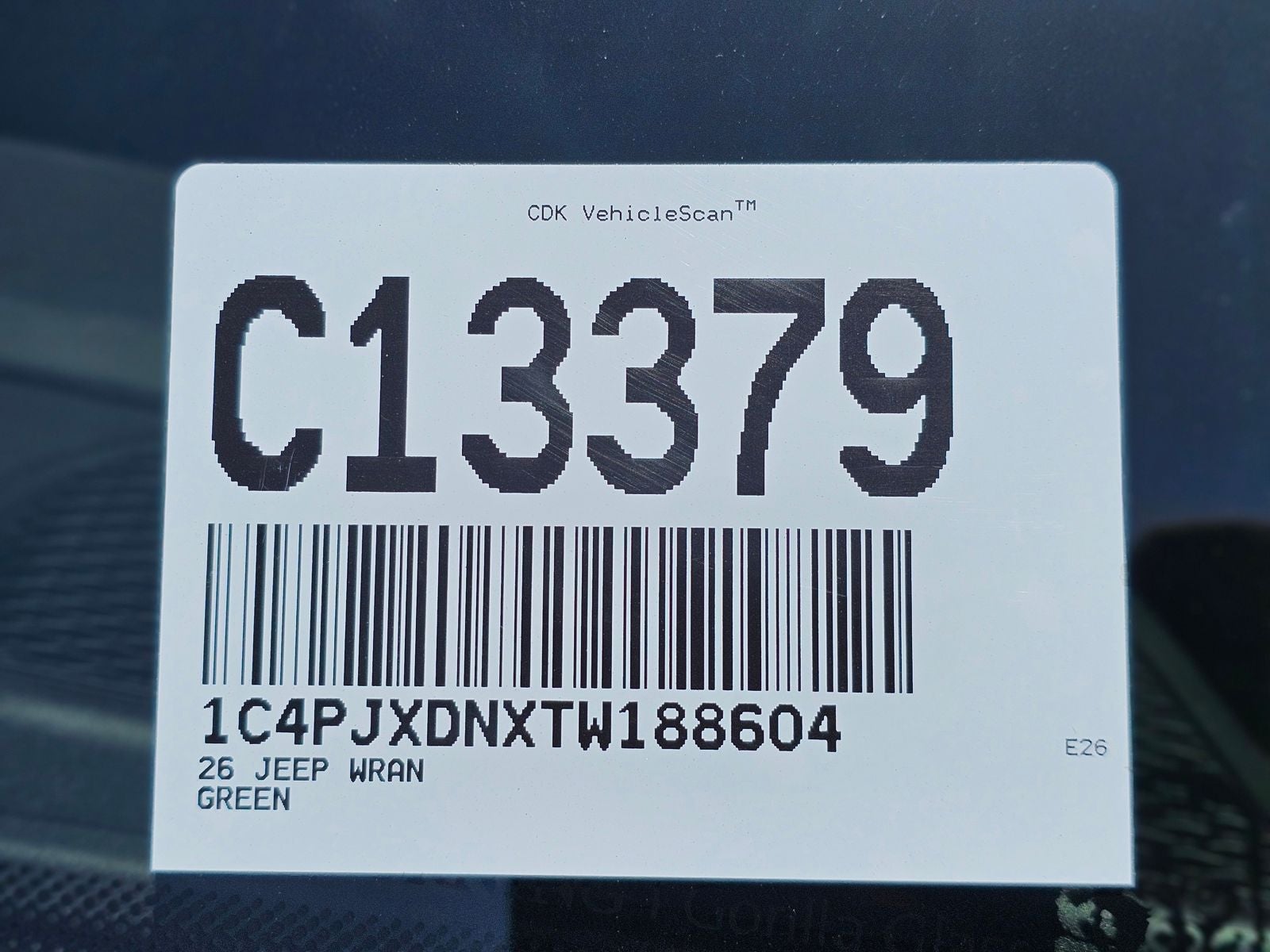 2026 Jeep Wrangler Sport S