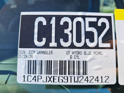 2026 Jeep Wrangler Sahara