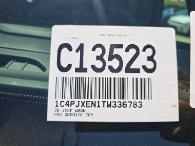 2026 Jeep Wrangler Sahara