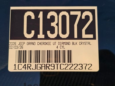 2026 Jeep Grand Cherokee Laredo