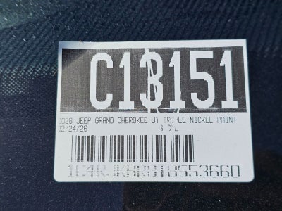 2026 Jeep Grand Cherokee L Limited