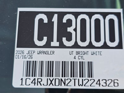 2026 Jeep Wrangler Willys