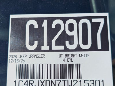 2026 Jeep Wrangler Willys