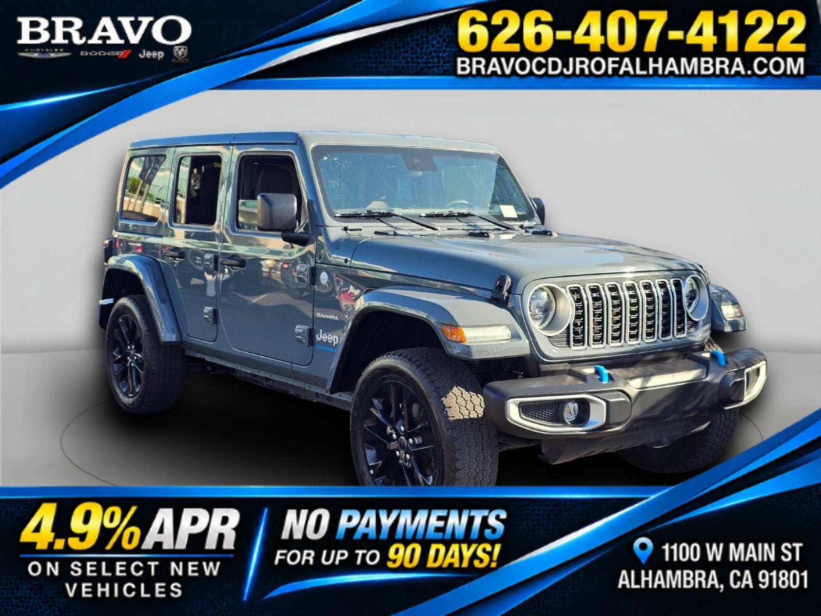 2024 Jeep Wrangler 4-Door Sahara 4xe 4X4 SUV