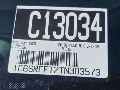 2026 RAM 1500 Big Horn/Lone Star