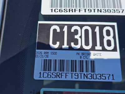 2026 RAM 1500 Big Horn/Lone Star