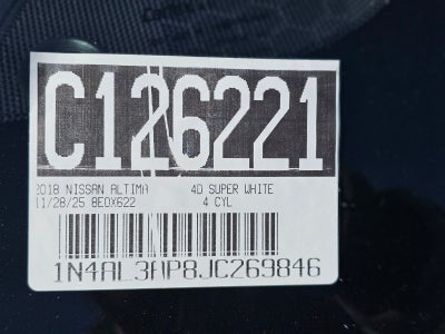 2018 Nissan Altima 2.5 SR