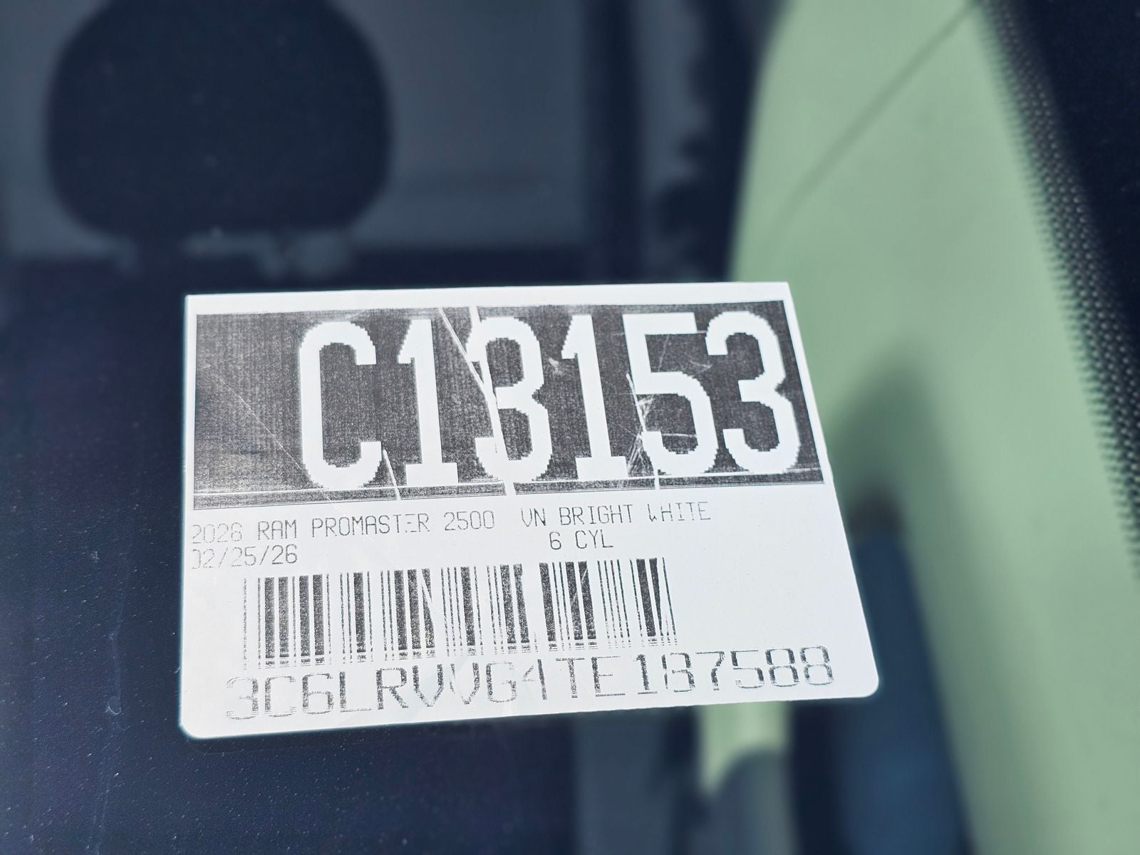 2026 RAM ProMaster 2500 Base