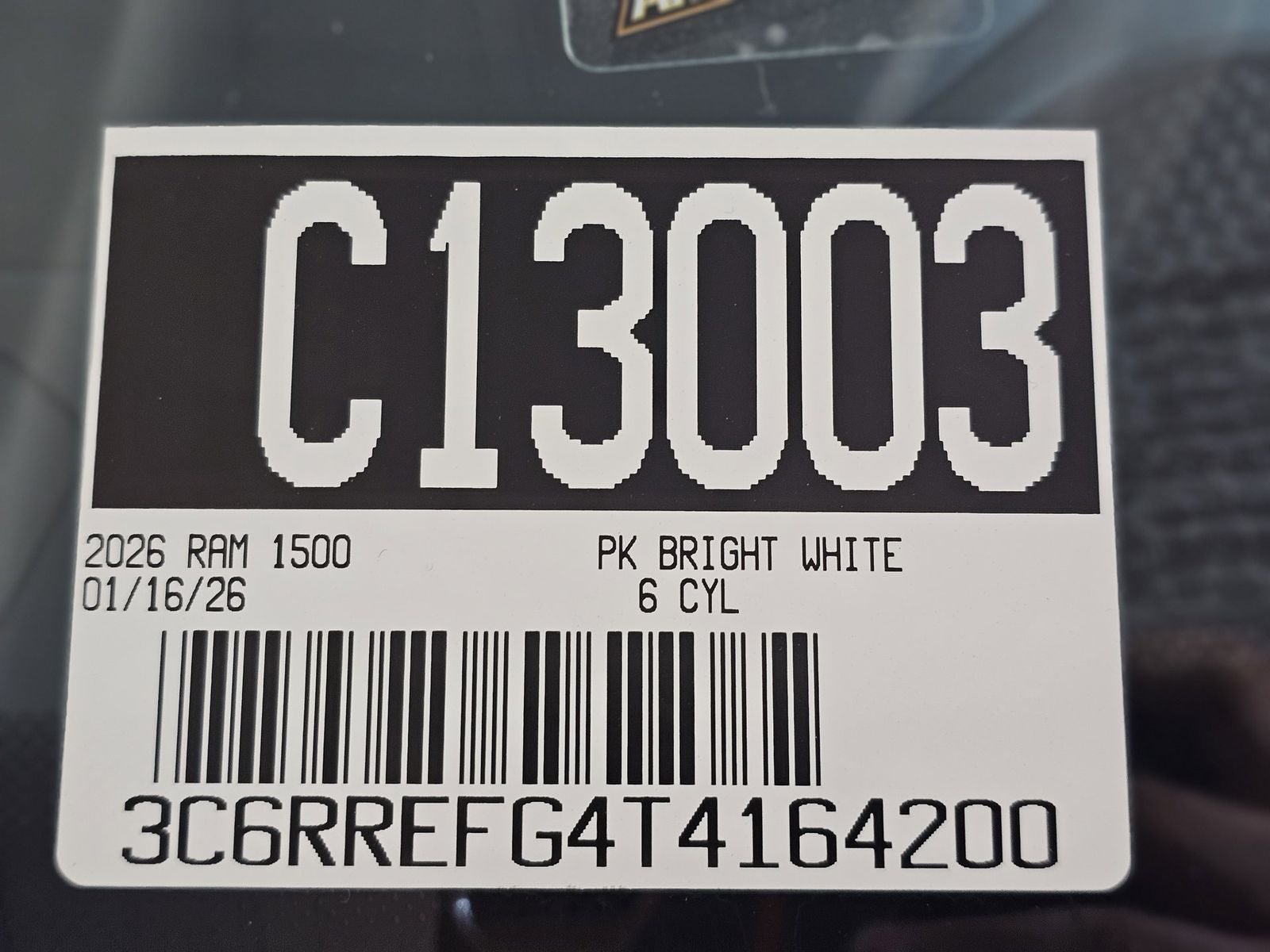 2026 RAM 1500 Big Horn/Lone Star