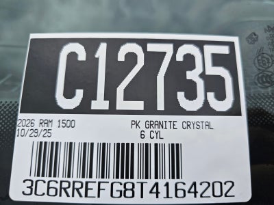 2026 RAM 1500 Big Horn/Lone Star