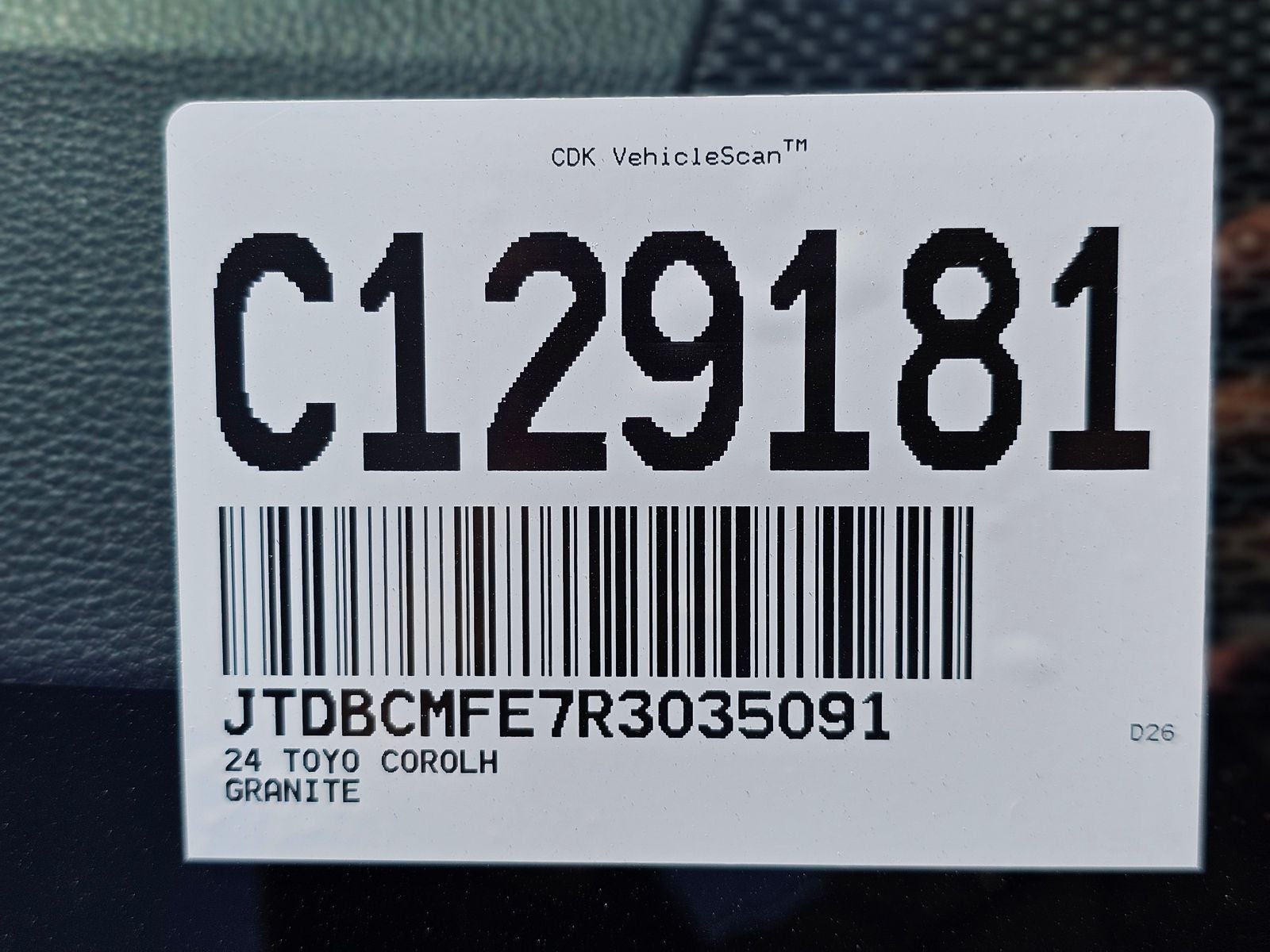2024 Toyota Corolla Hybrid LE