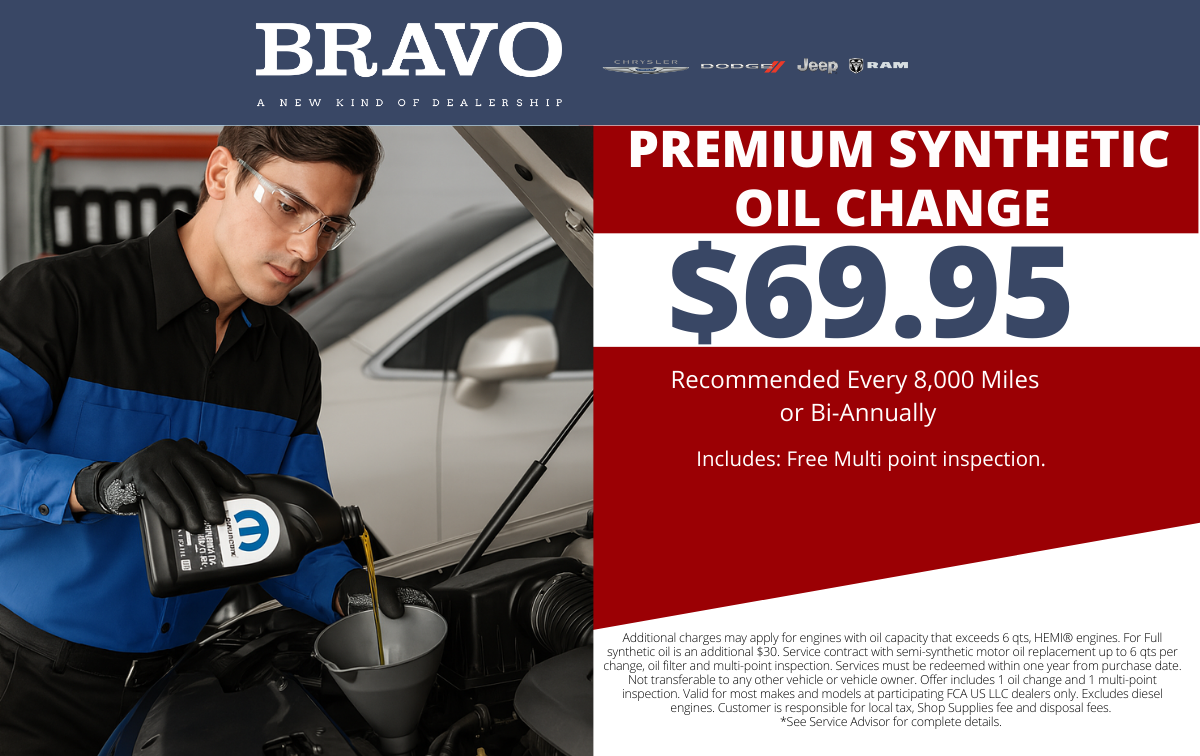 Premium Synthetic Oil Change