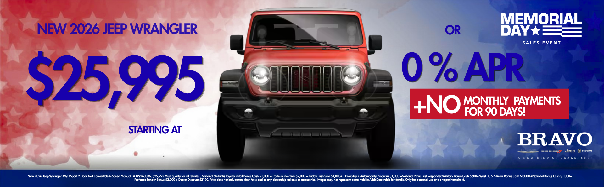  NEW JEEP WRANGLER