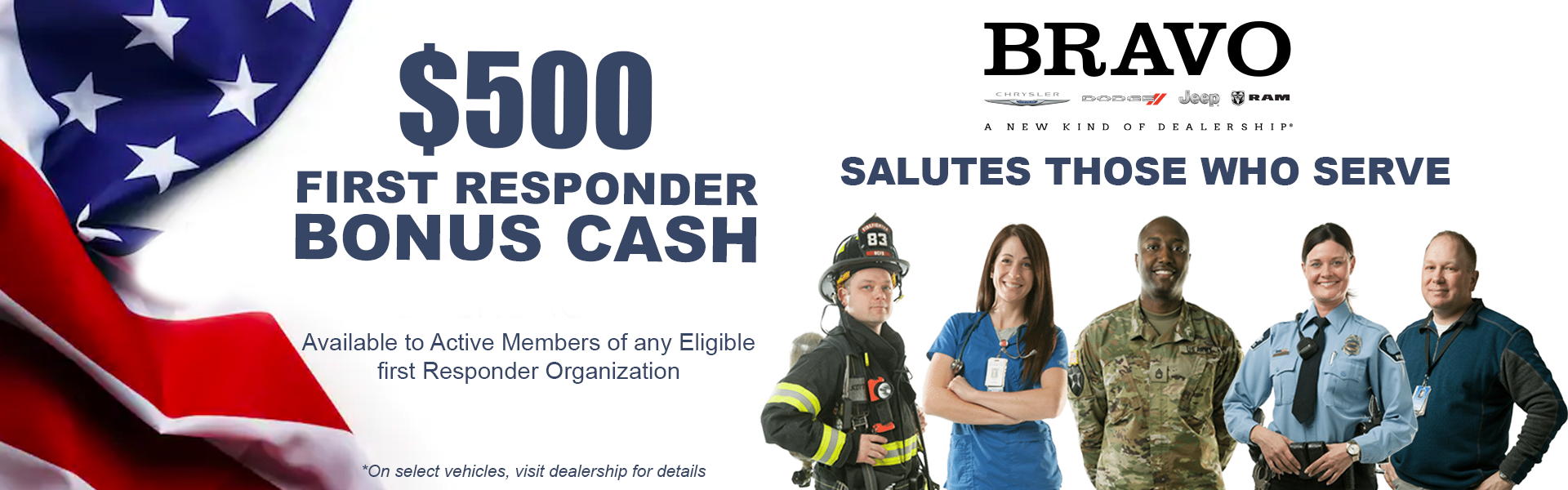 First Responder Bonus Cash