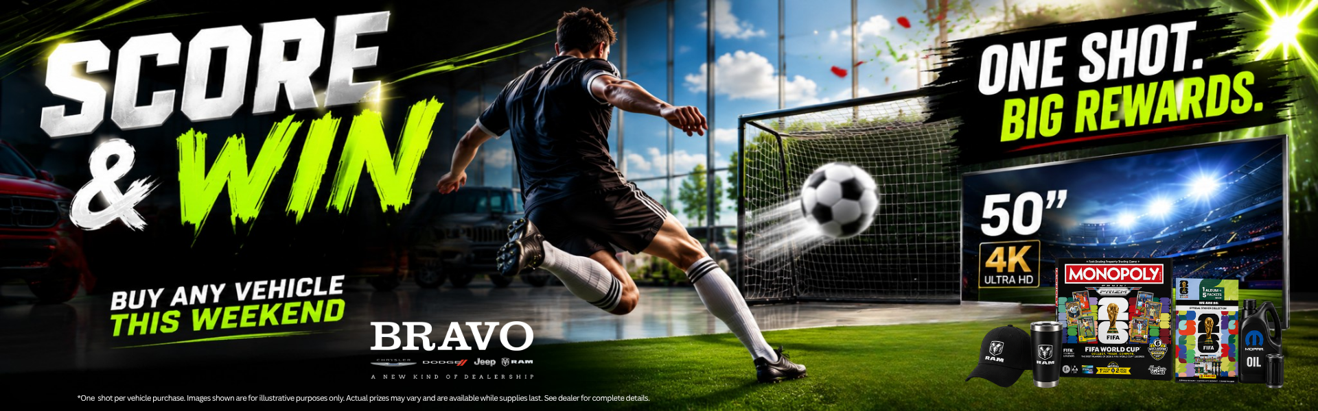 SCORE AND WIN 